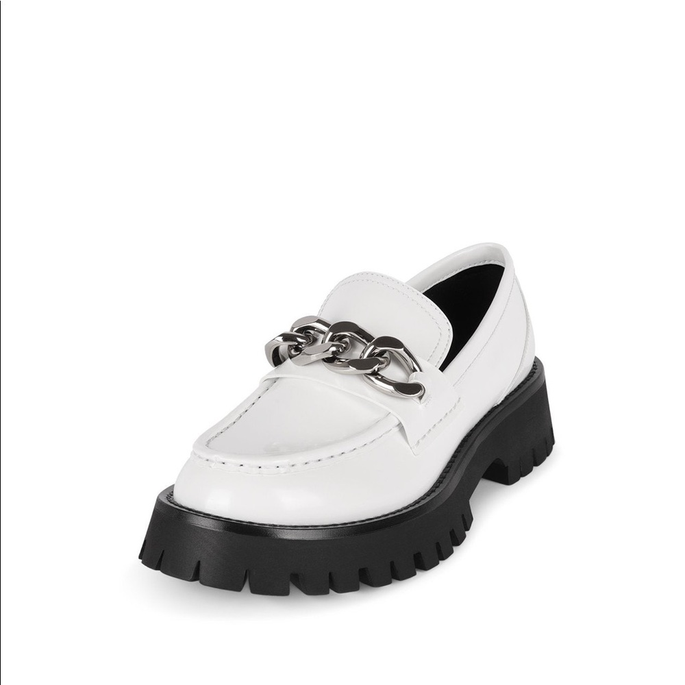 Jeffrey Campbell White Recess Platform Loafer✨
